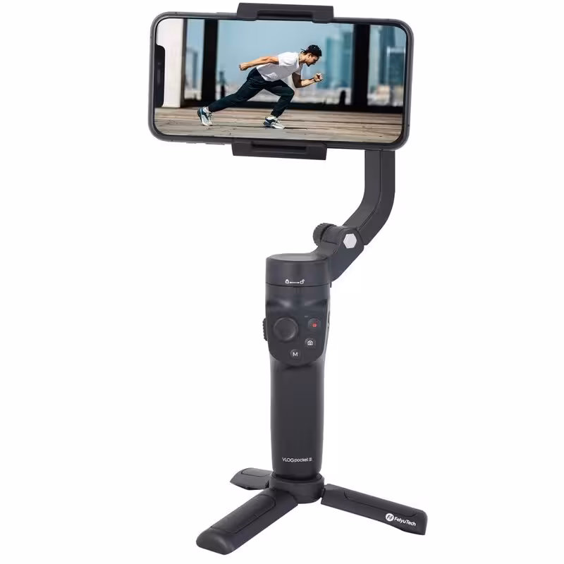 تثبیت کننده (استابلایزر) 3 محوره قابل حمل حرفه ای دارای ردیابی صورت تایم لپس