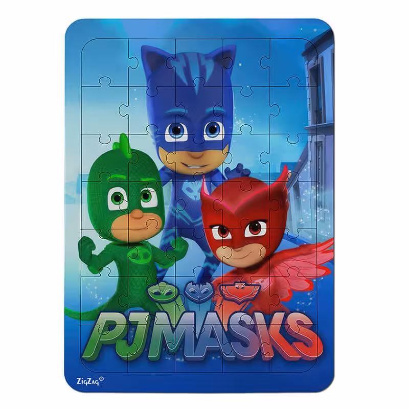 خرید و قیمت پازل چوبی 35 تکه طرح شب نقاب کد 351000