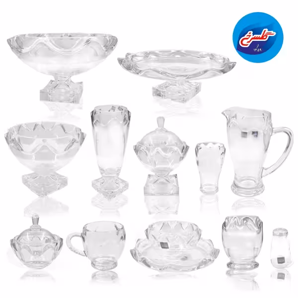 سرویس کریستال کن کن 65 پارچه