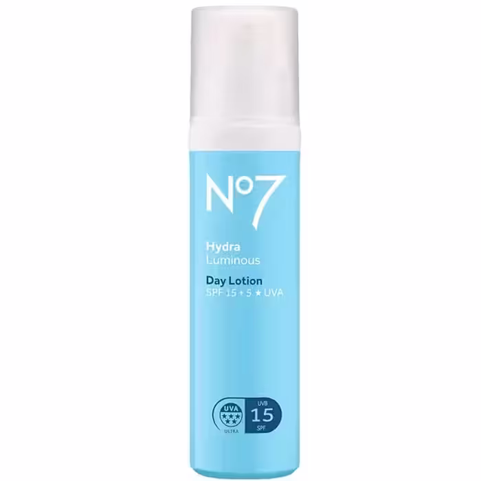 کرم روزانه و آبرسان نامبر سون No7 اصل مدل Hydra Luminous حجم 50 میل | حاوی ضد آفتاب SPF15