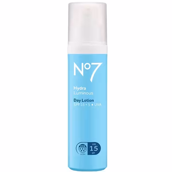 کرم روزانه و آبرسان نامبر سون No7 اصل مدل Hydra Luminous حجم 50 میل | حاوی ضد آفتاب SPF15