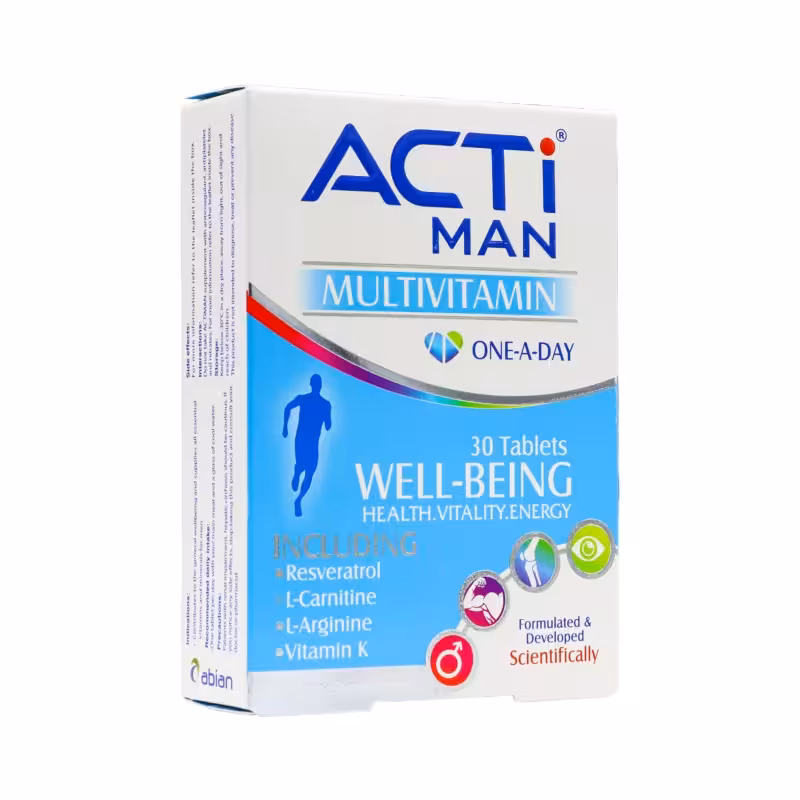 قرص مولتی ویتامین اکتی من ابیان دارو