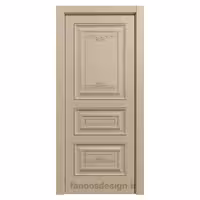 درب داخلی لوکس چوبی مدل کلاسیک سه‌پنل کد 30634