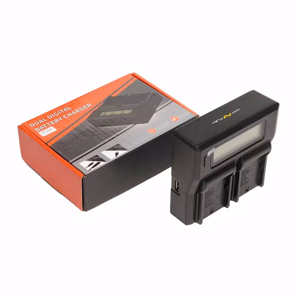 شارژر دوبل باتری NPF ادات فلکس