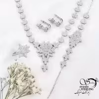 سرویس نقره 925 عیار ساخت ایتالیا طرح کلاسیک کد 18532