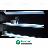 شلف شیشه ای نوری سری 11 با نور سرد عرض 600mm فانتونی N111