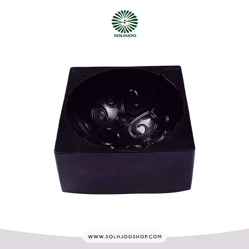 قالب دسر عمیق طرح گل پاونی