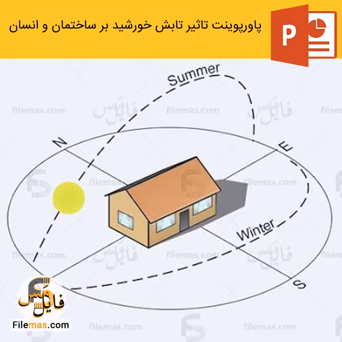 پاورپوینت تاثیر تابش خورشید بر ساختمان و انسان