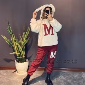 ست هودی شلوار M تدی خرگوشی