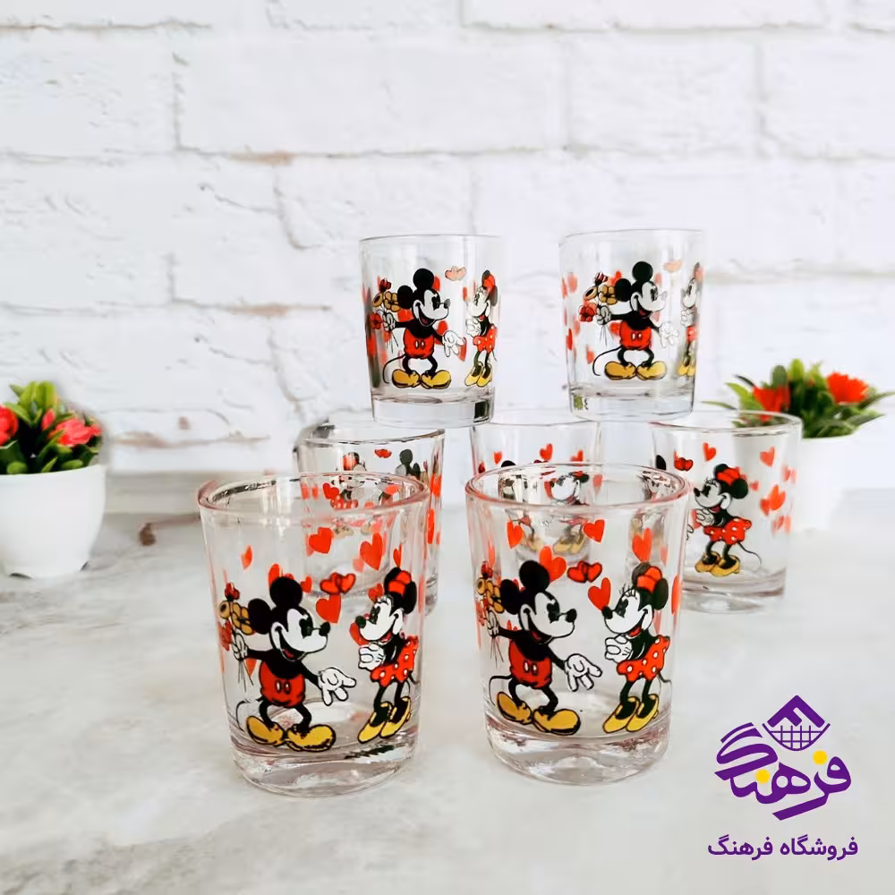 نیم لیوان رژینا چاپی فله کاوه (48عددی)