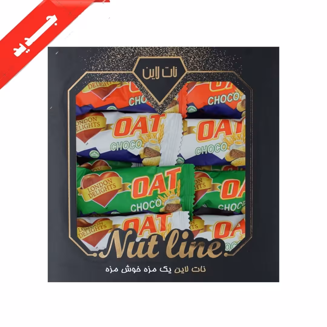 شکلات بار غلات مخلوط اوت چوکو  لاندن دی لایت نات لاین ( 210 گرمی)