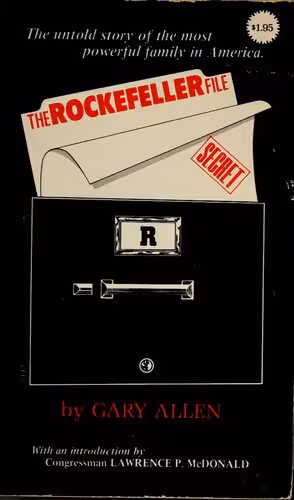 خرید و دانلود نسخه کامل کتاب The Rockefeller File (Scanned PDF Book) Gary Allen