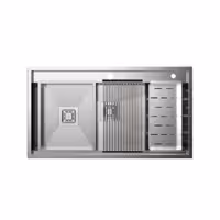 سینک ظرفشویی باکسی توکار استیل البرز مدل 955