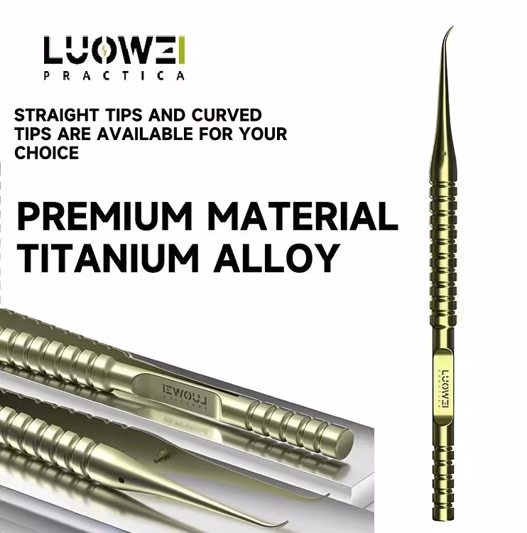 پنس تیتانیوم سرکج LUOWEI GOLD