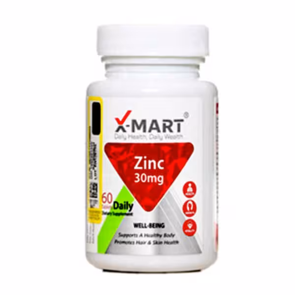 قرص ZINC 30 mg ایکس مارت ( 60 عددی )