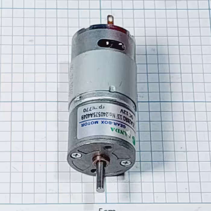 موتور گیربکس دار12 ولت ZGA25 - 1000 RPM