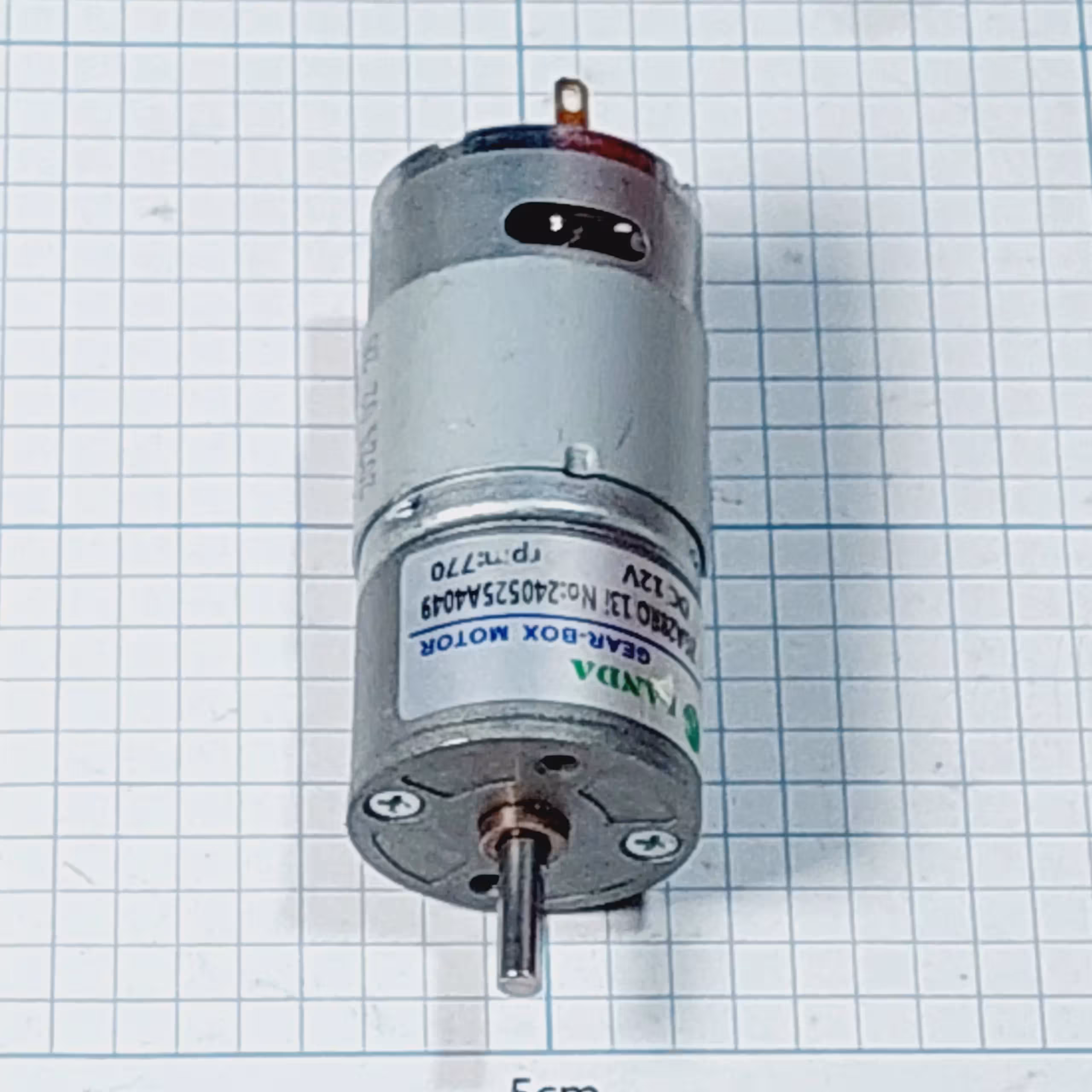 موتور گیربکس دار12 ولت ZGA25 - 1000 RPM