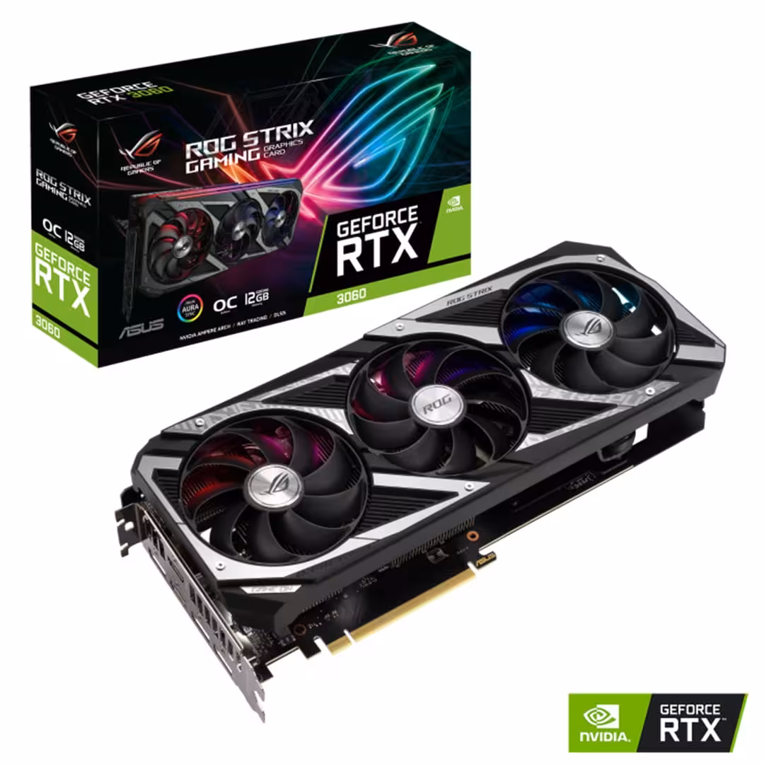 کارت گرافیک ایسوس ROG STRIX RTX3060 O12G V2 GAMING