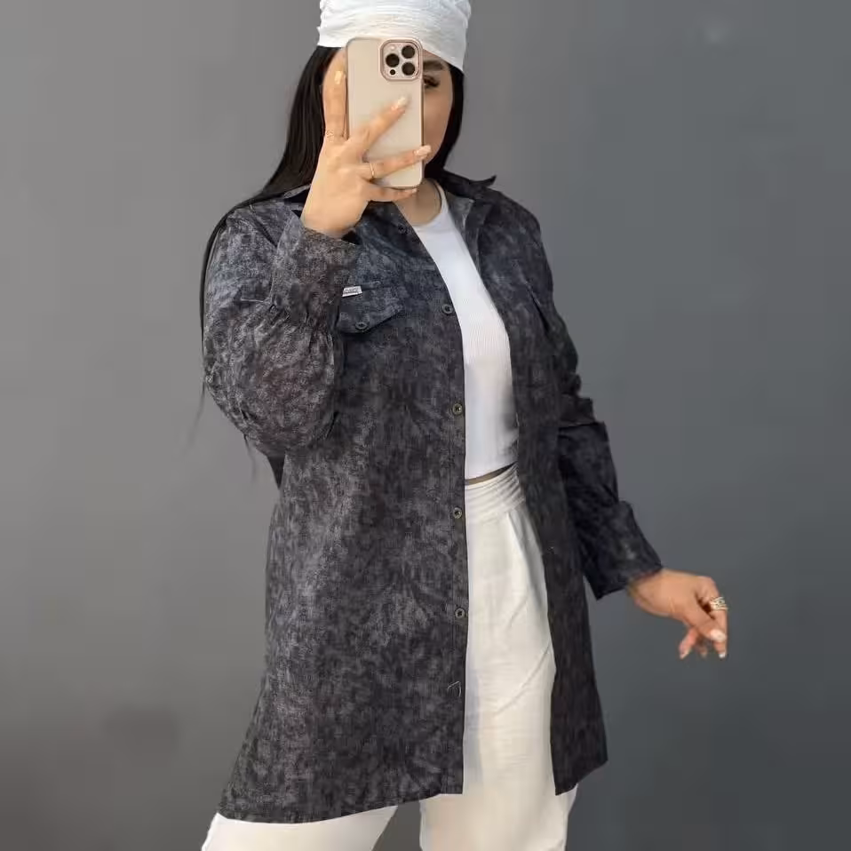 مانتو زنانه جنس داکرون فری سایز