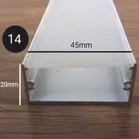 لاینر نوری روکار 4.5 سانتی متری کد 14