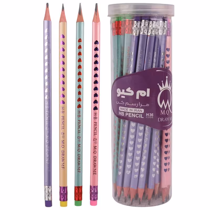 مداد مشکی ام کیو M.Q H36 بسته 48 عددی