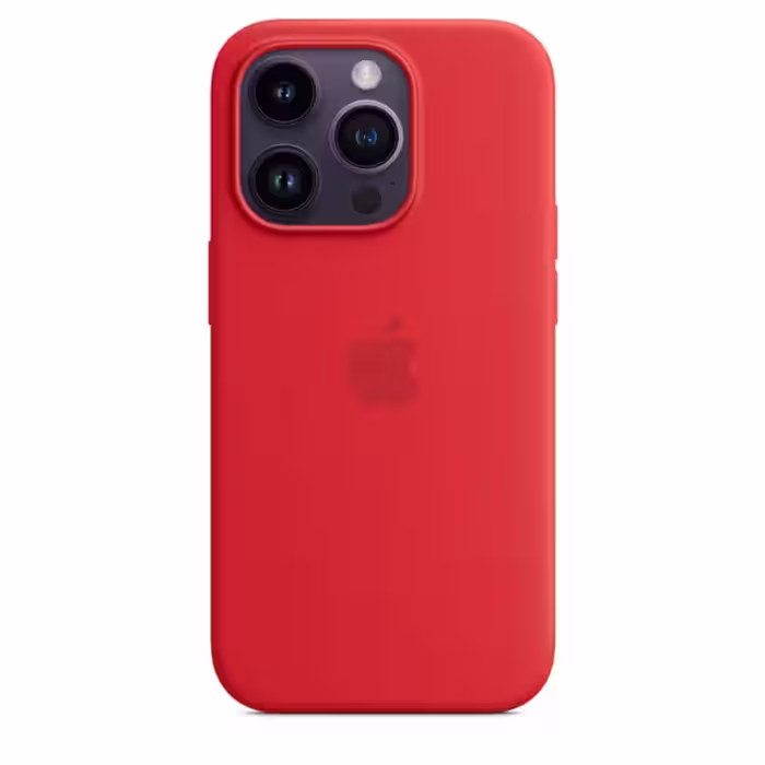 قاب سیلیکون قرمز آیفون 14PRO MAX