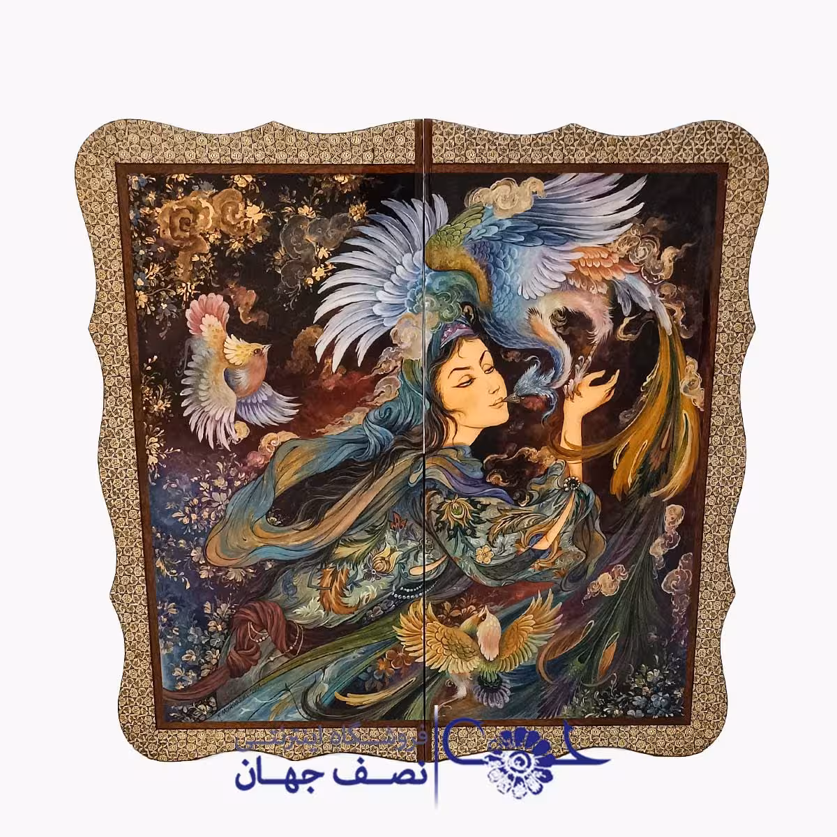 تابلو نرد 50 سانتی دالبر مینیاتور کدtn51