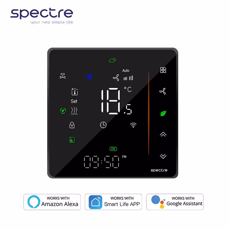 کلید ترموستات لمسی هوشمند اشنایدر مدل WiFi Smart TSR16