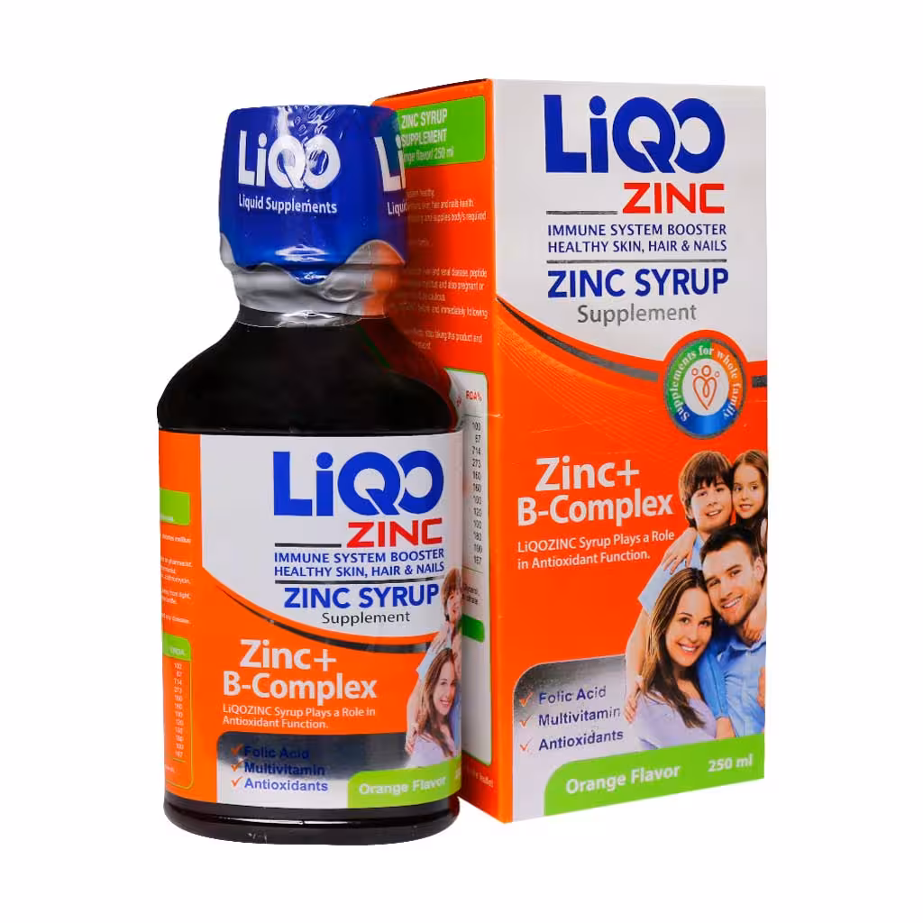 شربت لیکو زینک ابیان فارمد 250 میلی لیتر Abian Pharmed Liqo Zinc Syrup 250 ml