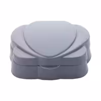 جا صابونی پلاستیکی مدل درب دار طرح صدف