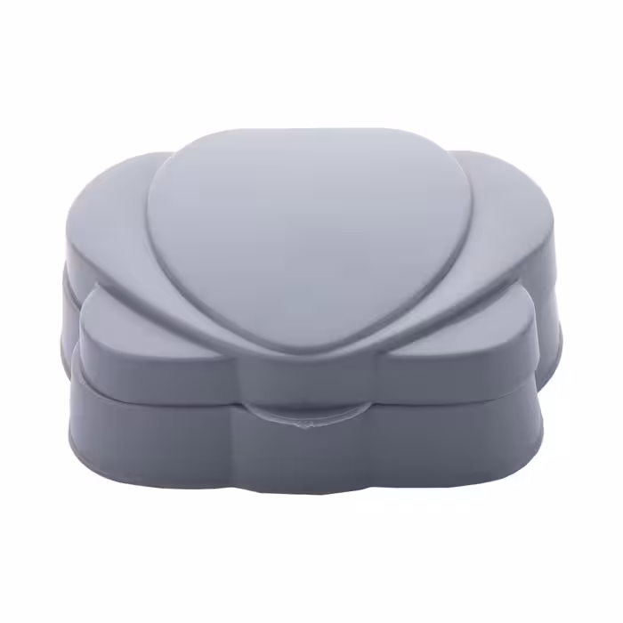 جا صابونی پلاستیکی مدل درب دار طرح صدف