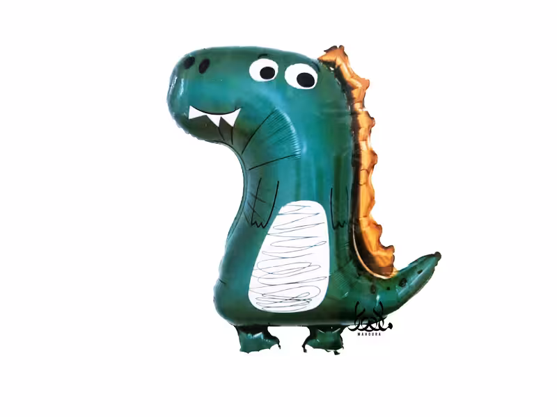 بادکنک فویلی دایناسور طرح 2