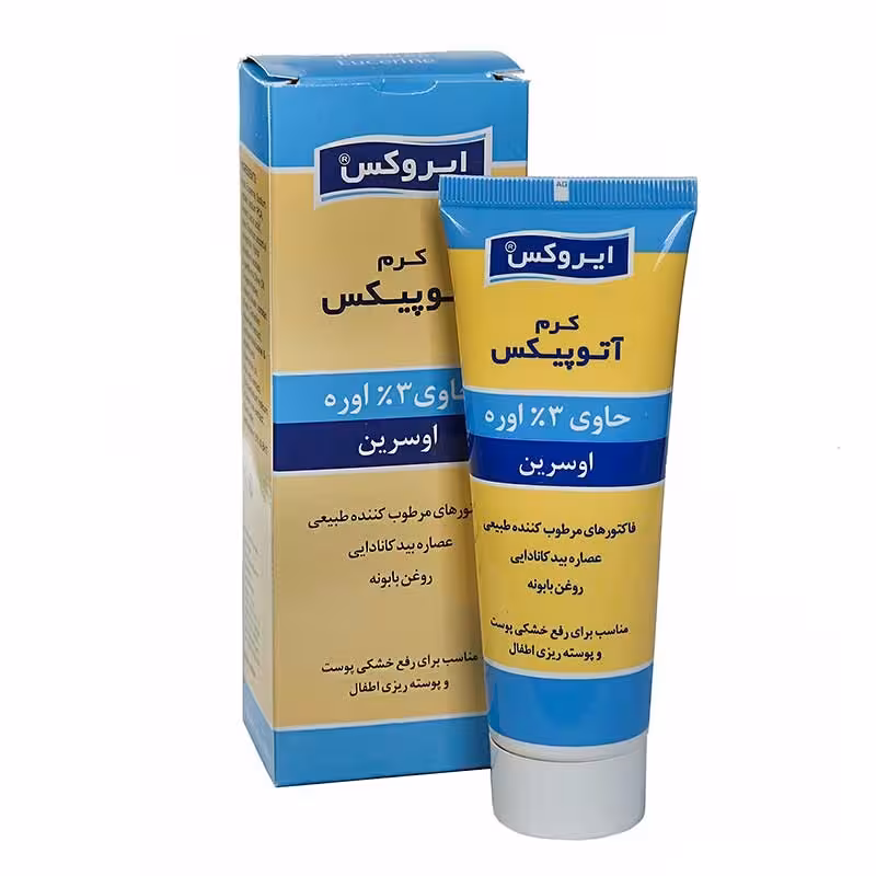 کرم مرطوب کننده حاوی اوره 3% و اوسرین آتوپيکس ايروکس