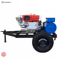 دیزل ژنراتور 20 کیلووات لوکس چانگفا | شاسی چرخ دار مالبند