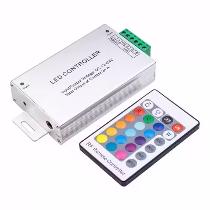 درایور و کنترلر RGB – کنترل از راه دور 24KEY-24A