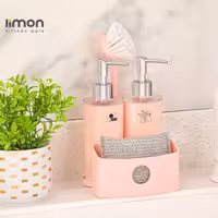 ست جا مایع دو قلو لیمون