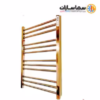 رادیاتور حوله خشک کن استیل رویال طلایی براق 13 لول