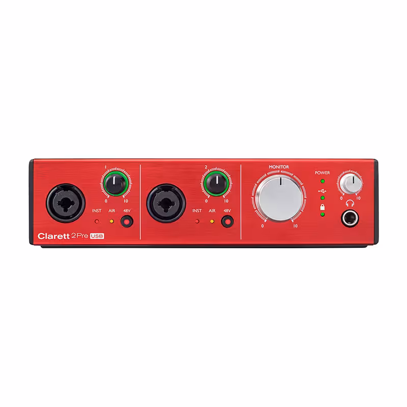 کارت صدا فوکوسرایت Clarett 2Pre USBFocusrite Clarett 2Pre USB
