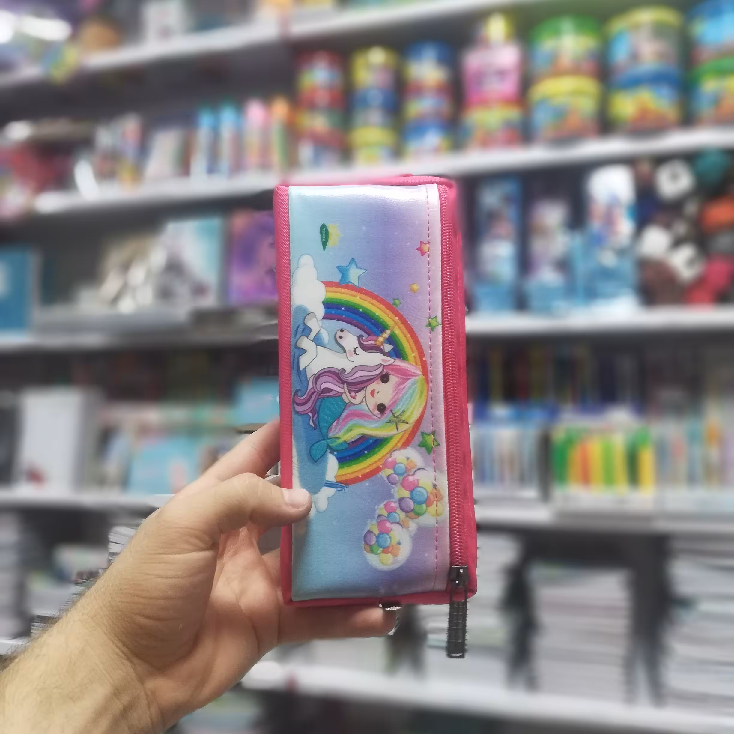 جامدادی، جامدادی مدرسه، جامدادی دخترانه، جامدادی اسب تک شاخ، جامدادی پارچه ای برزنت چاپی