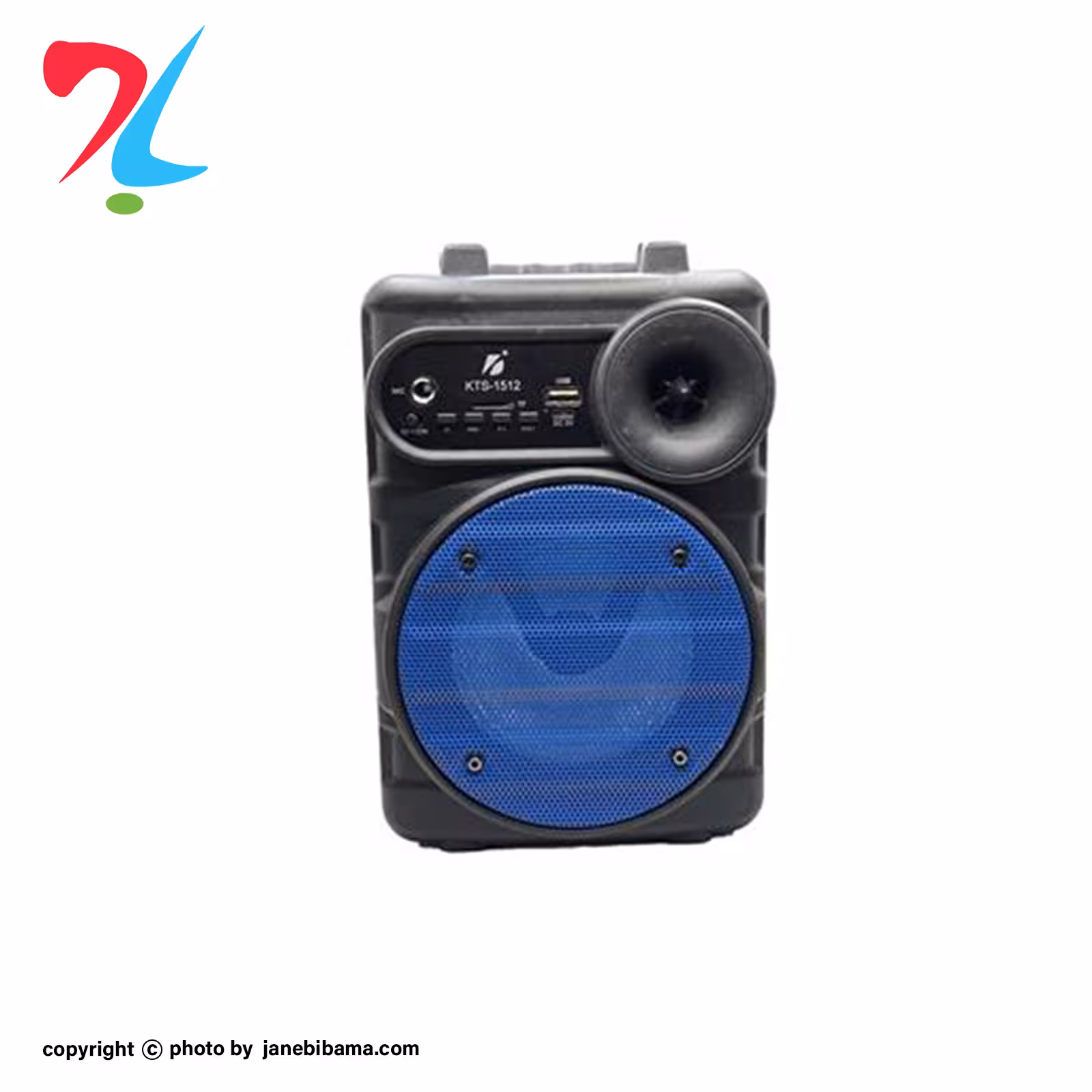 اسپیکر بلوتوثی قابل حمل مدل KTS-1512- رنگ آبی
