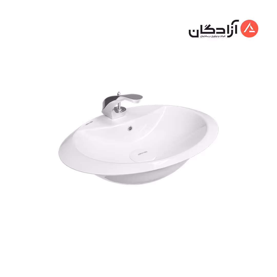 روشویی روکابینتی چینی کرد مدل ورونیکا 60