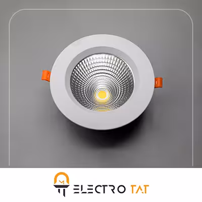 چراغ سقفی توکار 40 وات COB سان لوکس