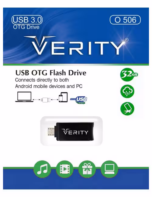 فلش مموری OTG وریتی مدل O506 ظرفیت 32 گیگابایت