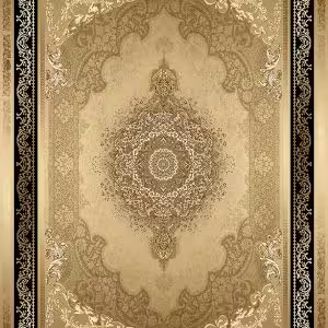 فرش تمام ابریشم  طرح گلد کد HAC.604.03