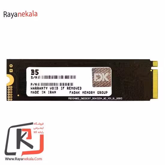 اس اس دی اینترنال فدک مدل B5 M.2 ظرفیت 256 گیگابایت
