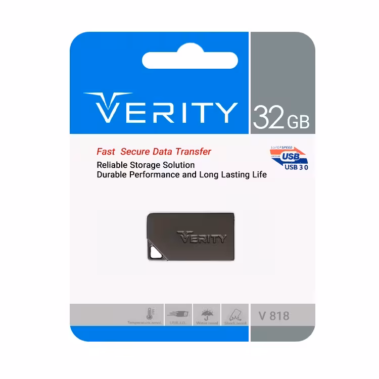 فلش 32 گيگ VERITY مدل USB3.0 V818