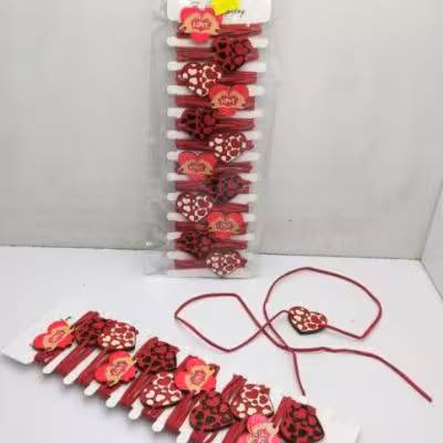 دستبند ولنتاین چوبی