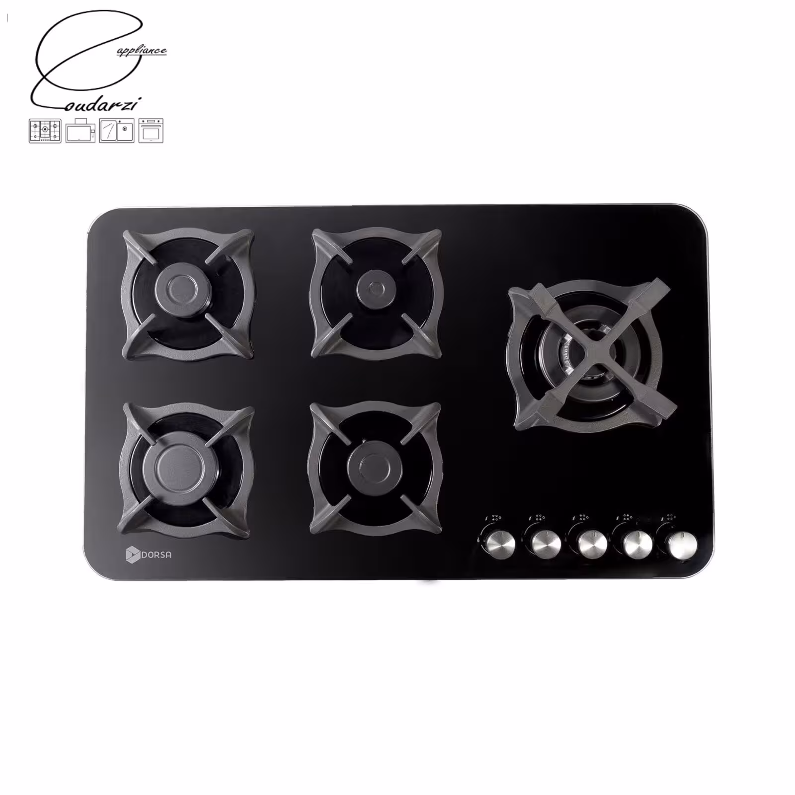 اجاق گاز شیشه ای درسا مدل سانا DG2104-5R