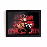 تابلو قاب رد دد ریدمپشن Red dead redemption