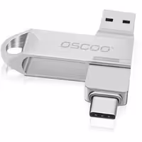 فلش مموری USB 3.1 و Type-C اوسکو مدل CU002، ظرفیت 64 گیگابایت